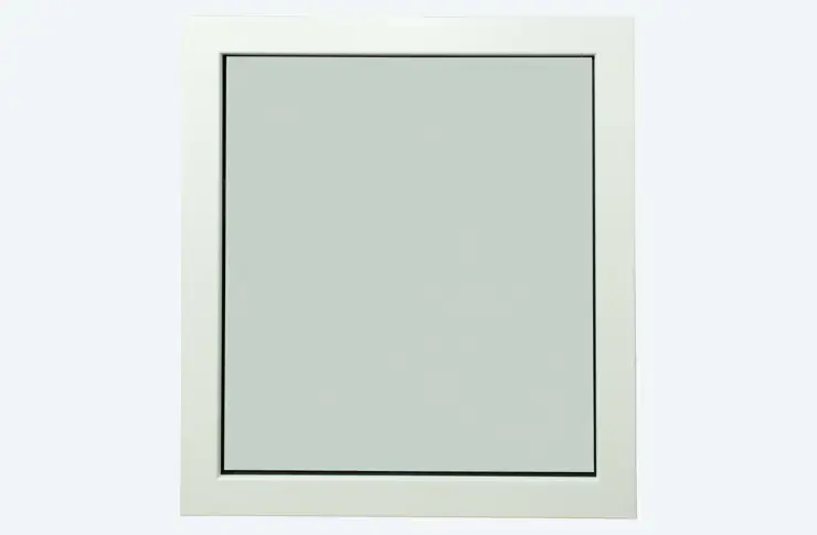 Gealan S9000 Slim Raamkozijn, buitenwerkse maat 1000x1100mm, wit PVC