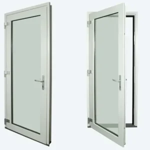 Gealan S9000 NL Loopdeur enkel, wit PVC