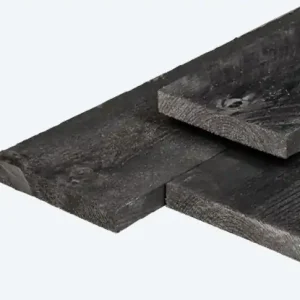 Steigerhout plank Zwart 200x30