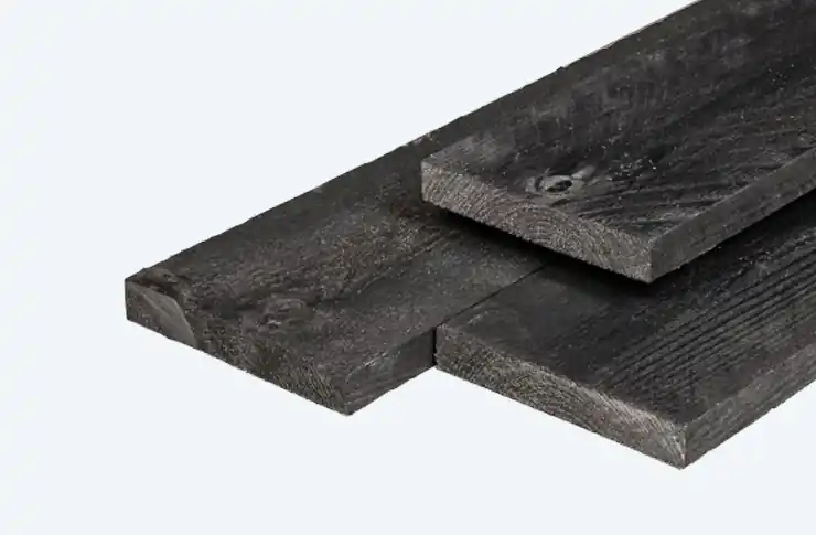 Steigerhout plank Zwart 200x30