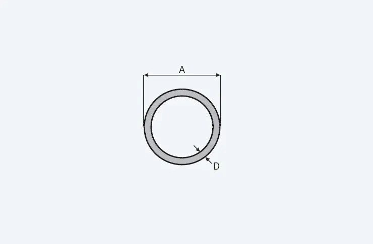Thermisch verzinkte buis, 88,9 x 2.50mm