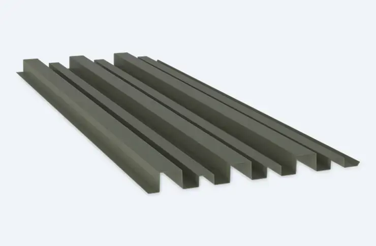 Profielplaat Block design 3 | stalen gevelbekleding met blokpatroon