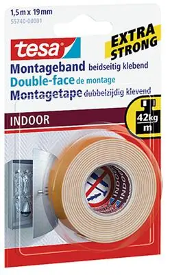 1002805 - TESA MONT.TAPE INDOOR 1.5X19MM