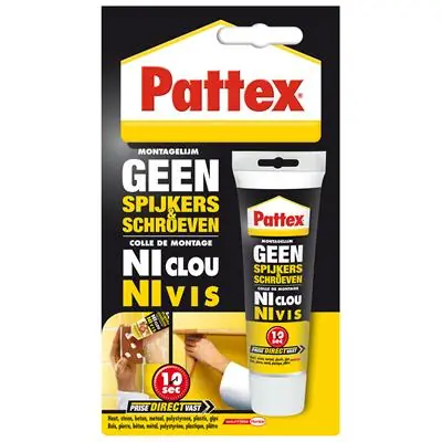 1003851 - PATTEX GEEN SPIJKERS GEEN SCHROEVEN 50GR