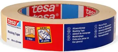 1009781 - 4323 MASKING TAPE 50M X 25MM