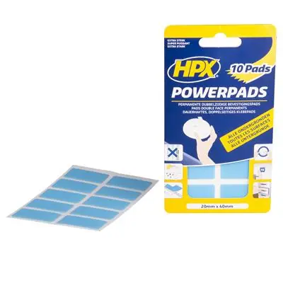 1058280 - POWERPADS - 10ST 20MM X 40MM