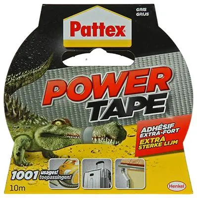 1001839 - PATTEX POWER TAPE 10M GRIJS BL