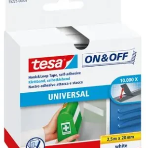 1002950 - TESA VELC.KLITTENB.TE PLAK WT 20X2,5