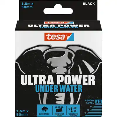 1067549 - TESA ULTRA POWER REPARATIETAPE ONDER WATER 1,5 METER 50MM ZW