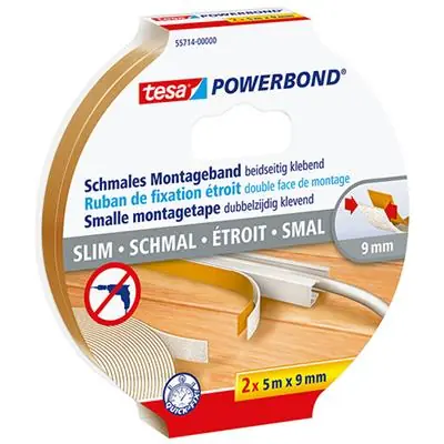1048902 - TESA MONTAGETAPE 2X 5MX9MM