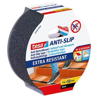 1057377 - TESA ANTI SLIP ZWART 5M/50MM