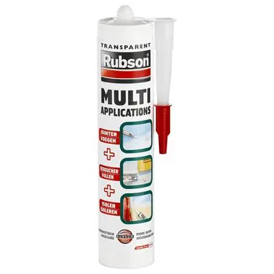 1001428 - RUBSON UNIVERSEEL GEBRUIK TRANSPARANT 280 ML