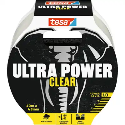 1067550 - TESA ULTRA POWER REPARATIETAPE 10 METER 48 MM TRANSPARANT