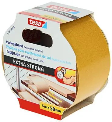 1054487 - TESA TAPIJTTAPE EXTRA STRONG 5M X 50MM