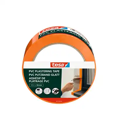 1067560 - TESA AFPLAKTAPE, PVC ORANJE 33 METER 50 MM