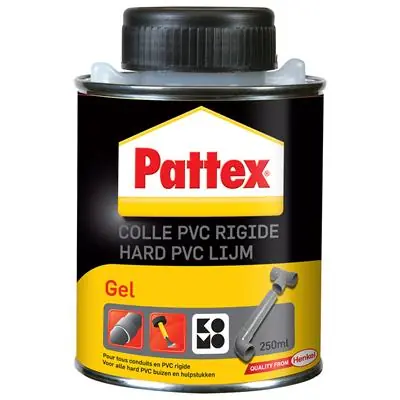 1001021 - PATTEX HARD PVC-LIJM GEL 250ML