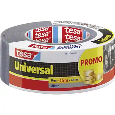 1072223 - TESA XP UNIVERSAL PROMO 50 + 15M 48MM GRIJS
