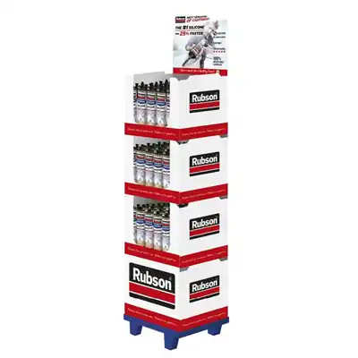 1076448 - RUBSON CLICK & GO SAN DISPLAY 60 PCS - RECYCABLE CARTRIDGE