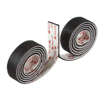 1075818 - SCOTCH EXTR. FASTENERS 25MMX1M2ROL/PAK ZWART