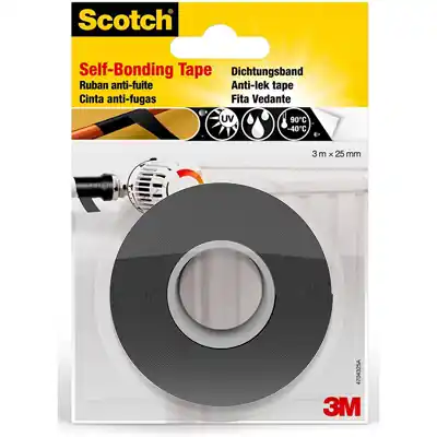 1077709 - SCOTCH SELF-SEALING REPAIR TAPE GFNSP 4704 BLACK 25 MMX3M