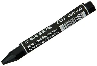 1004744 - MARKEERKRIJT 12ST LYRA Ø12X120MM ZWART