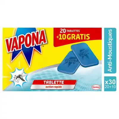 1002986 - VAPONA TABLET ANTI MUG VULLING20 + 10 GRATIS