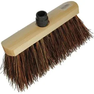 1008319 - VEGER ROND HOUT BLANK GELAKT 50% BAHIA + ST/EB ZWART TL
