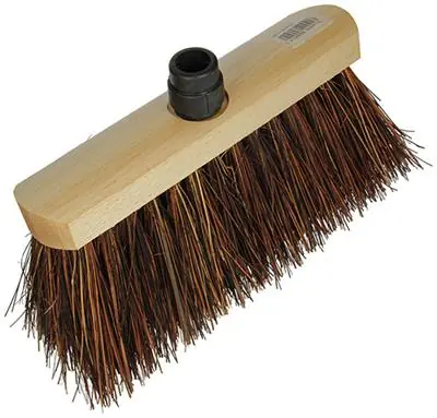 1008319 - VEGER ROND HOUT BLANK GELAKT 50% BAHIA + ST/EB ZWART TL