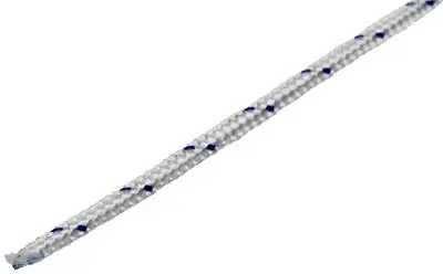 1013957 - PP GEVLOCHTEN WIT/BLAUW BOBIJN3MM 75M