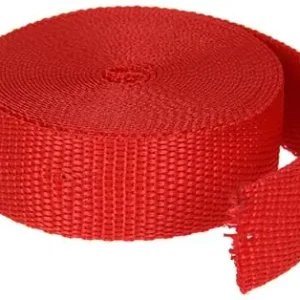 1006127 - POLYAMIDEBAND ROOD 25MM-4M