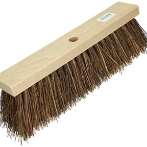 1008318 - GEMEENTEBEZEM PLAT ONGELAKT 50% BASSINE BL 45 CM
