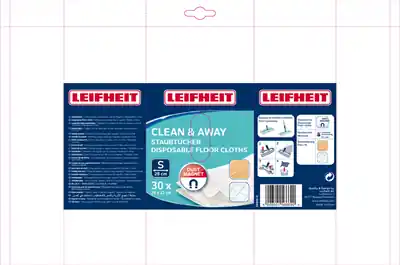 1064782 - LEIFHEIT CLEAN & AWAY DUST MAGNET 30 DOEKJES