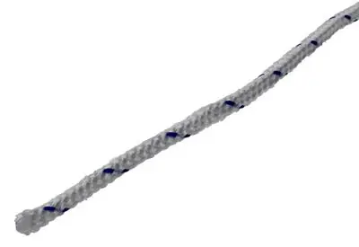 1014931 - PP GEVLOCHTEN WIT/BLAUW STRENG3MM 20M