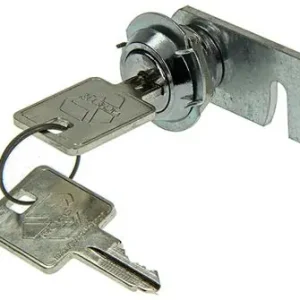1013582 - 1 BRIEVENKASTSLOT VERCHROOMD 13MM