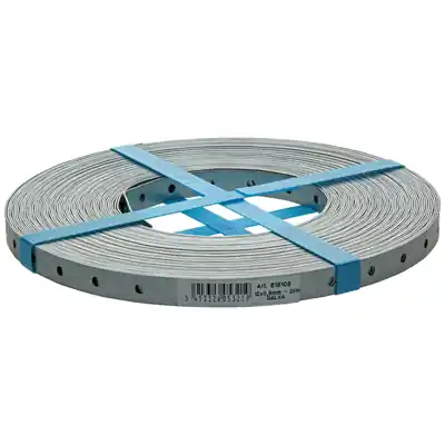 1014217 - GEPERFOREERD BANDIJZER, VERZINKT 12MMX0.8MMX25M