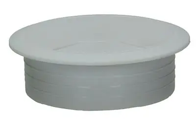1014494 - 1 POTJE VOOR KABELDOORVOER WIT Ø 60 MM