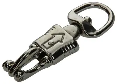 1006857 - MACK 1 PANIEKHAAK MET DRAAIOOGVERZINKT 100MM BL