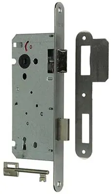 1019045 - 1 DUBBEL INSTEEKSLOT L/R INOX A1353-27YALE 55MM