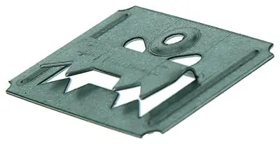 1004670 - 100 VERST. PLANCHETTEKLEMEN MET SCHROEVEN 2MM