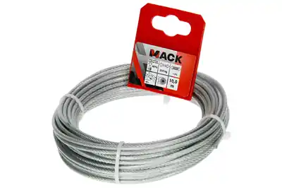 1015195 - STAALKABEL PVC MANTEL 6X7 10M 2-3MM WLL 45 KG DIN EN12385-4