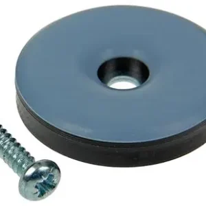 1047724 - GLIJ-STOELDOP MET SCHROEF GRIJS Ø 38 MM 4 ST/PCS