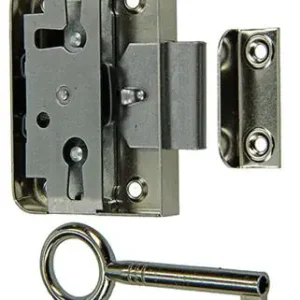 1015914 - 1 OPLEGMEUBELSLOT VERNIKKELD 25MM