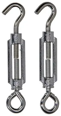 1008448 - MACK 2 SPANNERS OOG + HAAK M5 X 50MM VERZINKT