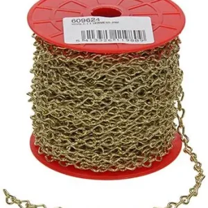 1013677 - 25M VERMESSINGDE KETTING SI 1,1 6MM
