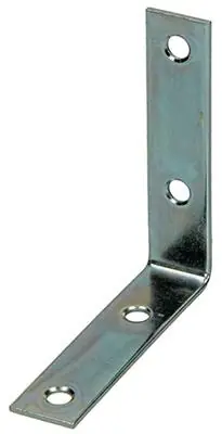 1013298 - 4 GEPLOOIDE WINKELHAKEN VERZINKT 75X75X18X2MM