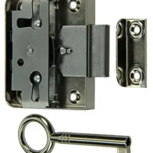 1015915 - 1 OPLEGMEUBELSLOT VERNIKKELD 30MM