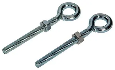 1008548 - MACK 2 OOGBOUTEN + MOER M6 X 60MM VERZINKT