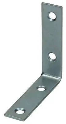1013296 - 4 GEPLOOIDE WINKELHAKEN VERZINKT 55X55X15X2MM