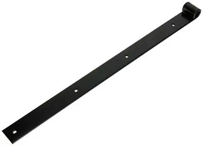 1014092 - ENKEL LUIKSCHARNIER ZWART 60 CM DIA 16 MM