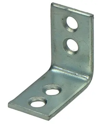 1013294 - 4 GEPLOOIDE WINKELHAKEN VERZINKT 25X25X15X2MM